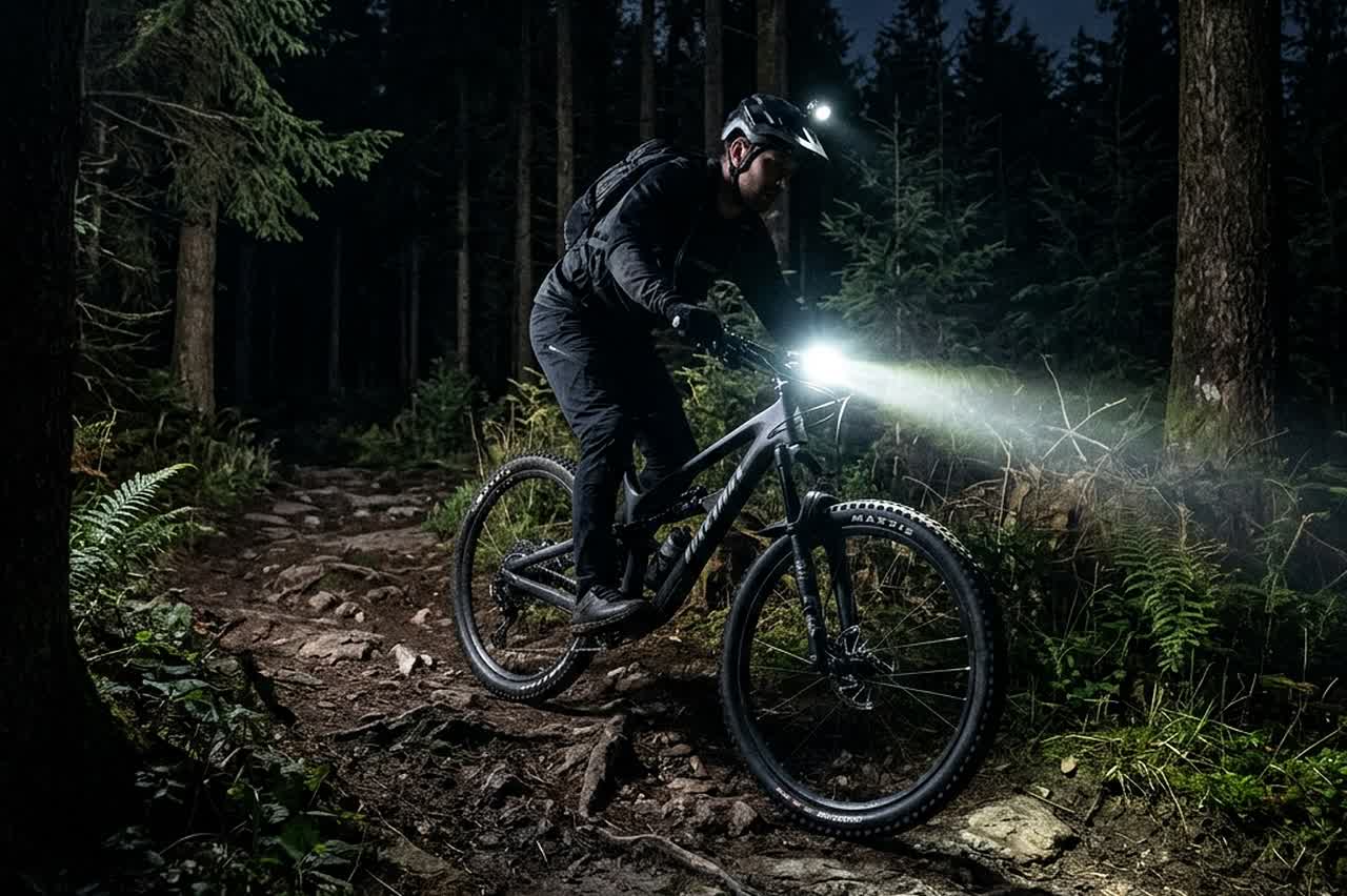 Bicicleta GW Jackal preparada para terreno de montaña
