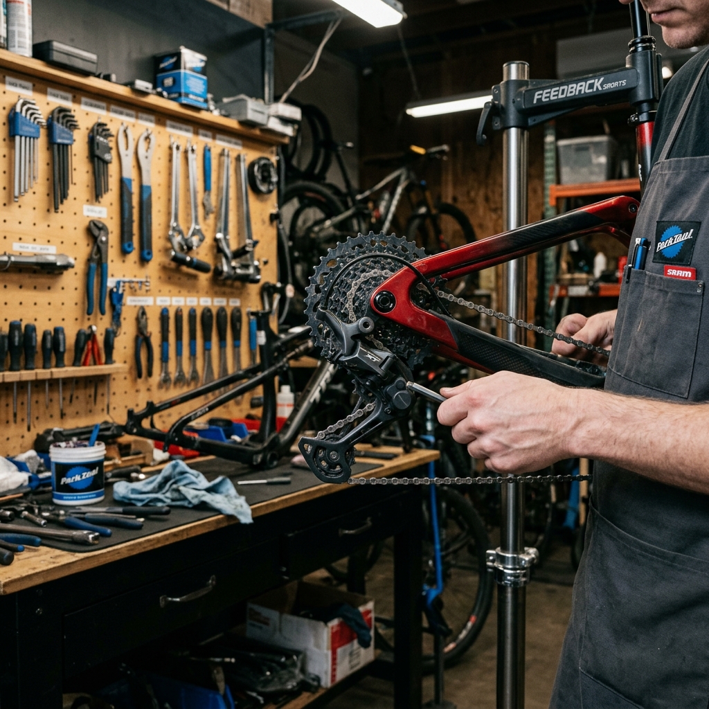 Bicicleta GW en taller especializado Enbici